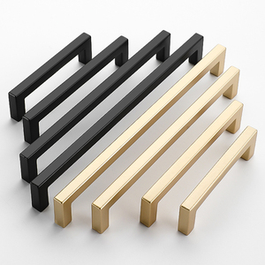 Hiện đại tối giản ngăn kéo Bàn Cạnh Giường Ngủ Đồ nội thất nhà kỹ thuật đồ nội thất cửa xử lý hợp kim nhôm vuông thanh xử lý - Product Image 5