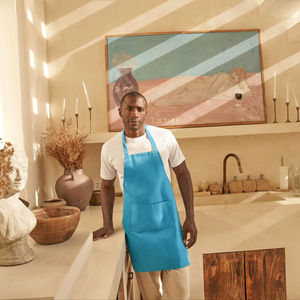 Tablier de cuisine unisexe sans manches en polyester non tissé BEAM 100 %, respirant, écologique, anti-humidité, économe en eau, simple et pratique pour le quotidien - Product Image 6