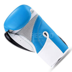 Gants de boxe en cuir souple avec finition PU Thumb Lock Wrist Support Gants de boxe pour vente en ligne - Product Image 6