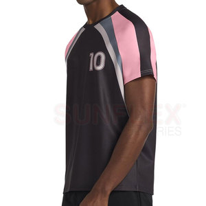 เสื้อฟุตบอลผู้ใหญ่สไตล์โดดเด่น แขนสั้น ระบายอากาศได้ดี น้ำหนักเบา รับผลิตขั้นต่ำน้อย  สีและโลโก้ตามสั่ง - Product Image 5