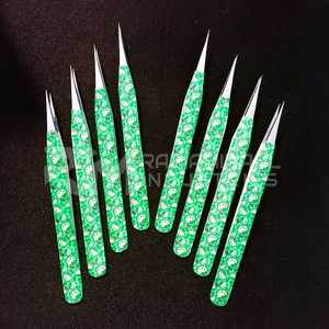 Juego de pinzas para extensión de pestañas Hello Kitty personalizadas RMI, diseño de papel, pinzas para punta de fibra de revestimiento, pinzas para extensión de pestañas - Product Image 4