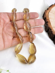 หินควอตซ์น้ำผึ้งทรงเหลี่ยมธรรมชาติ 315.55 กะรัต สำหรับทำเครื่องประดับอัญมณี สร้อยคอ - Product Image 6