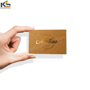 การ์ดอวยพรฟอยล์สีทองแบบสั่งทำพิมพ์ลายแสตมป์ทองแบบออกแบบได้ตามต้องการ - Product Image 5