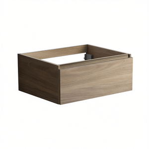 Mobile da Bagno Design Italiano con 1 Cassetto in Rovere Naturale 60cm Koricini - Product Image 2