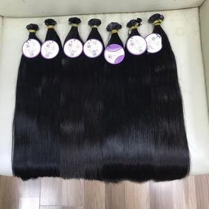 Gran oferta 2023, extensiones humanas, pelo liso doble, Marrón natural, pelo halo vietnamita, Rubio, fábrica mcsara - Product Image 2