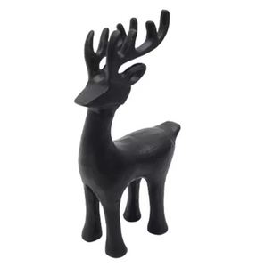 Escultura de Reno antiguo de latón decorativo de aluminio de diseño moderno de decoración navideña al por mayor para decoración interior y exterior - Product Image 4