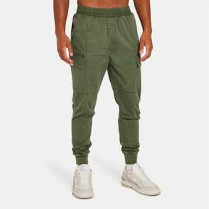 100% coton pantalon décontracté à rayures pour hommes pantalon de fitness ample à jambe droite avec style de rue pour une utilisation en extérieur et en intérieur - Product Image 1