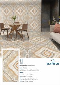 Carreaux de sol en céramique polie de haute qualité 60x120 cm, aspect ancien au design moderne, pour murs intérieurs - Product Image 4