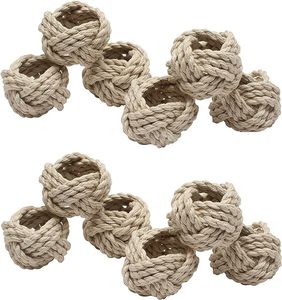 Wedding Table Decoration Beautiful Macrame Napkin Ring For Restaurants And Wedding Table Wear Stylish Napkin Ring Set of 12 Pcs - Product Image 1