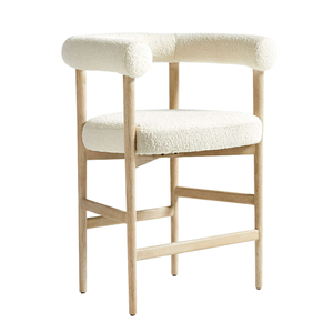 เก้าอี้เคาน์เตอร์พร้อมที่วางแขนอเนกประสงค์เก้าอี้รับประทานอาหารเฟอร์นิเจอร์ไม้คุณภาพสูงจากเวียดนาม - Product Image 2