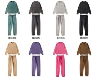 Survêtement tricoté pour hommes avec capuche Matériau respirant Fournisseur OEM Survêtement décontracté personnalisé Tenue de jogging deux pièces - Product Image 2