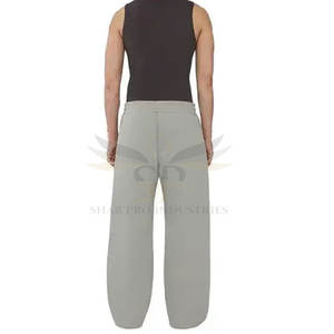 Pantalones holgados de lana de talla grande para hombre, ropa de entrenamiento para uso en exteriores, pantalones holgados de lana de algodón 100% para hombre - Product Image 3