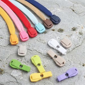 Venta al por mayor de fábrica: Terminales de cordón de nailon y plástico con bloqueo para cordones de bolsos, ropa y accesorios para cordones de zapatos. - Product Image 2
