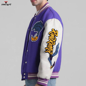 2025 fabricant personnalisé de haute qualité Vintage hiver et automne hommes Baseball Letterman College Baseball veste pour hommes - Product Image 3