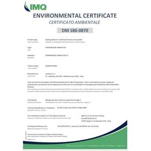 Chaudière à granulés hydro Laminox Termoboiler Omnia Five 32 pour chauffage domestique avec 32 kW ACS, compatible WiFi, classe A+ étoiles - Product Image 4