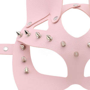 หน้ากากหนังสำหรับอุปกรณ์พันธนาการ ขายดี บริการ OEM ราคาถูก โครงสร้างแข็งแรง ดีไซน์เซ็กซี่ - Product Image 5