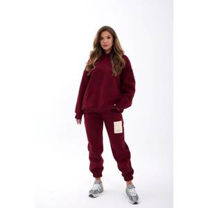 ชุดวอร์มลำลองเบอร์กันดี 4997 ระบายอากาศได้ดี - Product Image 4