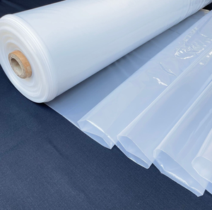PE Construction Film, Waterproof Vapor Barrier, Concrete Curing &amp; Renovation Dustproof Builders <strong>Sheeting</strong> Black White Clear - Product Image 6