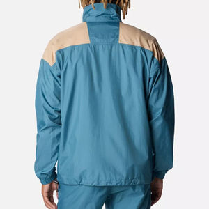 Veste coupe-vent imperméable à coque rigide en toile personnalisée 100% Vêtements décontractés à capuche de haute qualité respirants à bas prix - Product Image 2