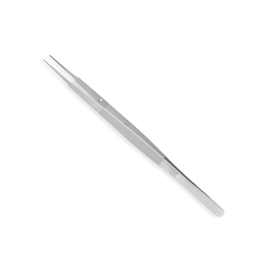 Clip de pansement croisé dentelé Premium métal acier meilleur Micro pince professionnel 180 mm 7 pouces Micro pince droite - Product Image 2