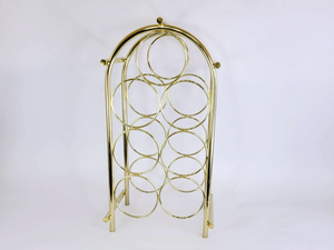 Estante para Botellas de Vino en Forma de Herradura para 3 Botellas, Hecho a Mano, Acabado Rústico, Arte en Metal |   Decoración del Hogar Estilo Campestre |   Soportes para Botellas de Vino Western Storage - Product Image 6