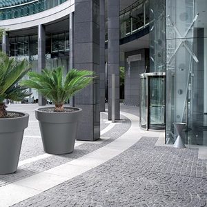 LEXO ROUND 212L. fioriera, dimensioni (mm) 800x800x740, colore antracite - Product Image 6