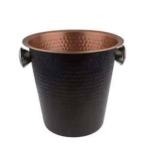 Hielera de Metal Recubierta de Cobre, Forma Redonda, para Enfriar Vino, Uso en Bodas y Fiestas, Gran Venta - Product Image 1