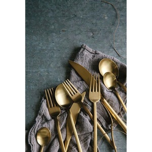 Nouveau design de cuillère à thé en acier inoxydable avec poignée unique Couverts de luxe de haute qualité pour restaurant, mariage, maison et hôtel - Product Image 3