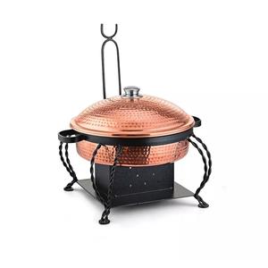 Lujoso plato de frotamiento último estilo calentador de alimentos boda Buffet comida servir plato de frotamiento equipo de cocina comercial - Product Image 6