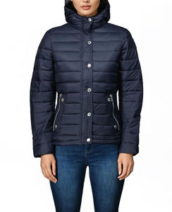 <b>Top</b> Latest Quality Fashion <b>Warm</b> Short <b>Women</b> Puffer Jacket Black New Breathable Design Short <b>Women</b> Quilted Puffer Jacket - Product Image 5