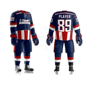 ชุดกีฬาฮอกกี้น้ำแข็งสำหรับงานหนักออกแบบโลโก้ได้ตามต้องการ - Product Image 1