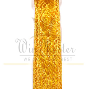 Vente en gros de lingots français, tresse en fil métallique doré, tresse mylar personnalisée en or, tresse en dentelle métallique pour la décoration - Product Image 2