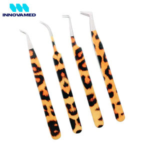 Pinzas de Extensión de Pestañas Impresas de Calidad Premium, Herramienta Profesional para Aplicar Pestañas, para Estilismo de Pestañas Clásicas y de Volumen, Salón de Belleza - Product Image 3