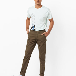 Nouveau tissu en coton fabriqué à la sortie d'usine pour les pantalons chinos pour hommes fabricant de taille décontractée vente de pantalons chinos pour hommes à l'aspect personnalisé - Product Image 4