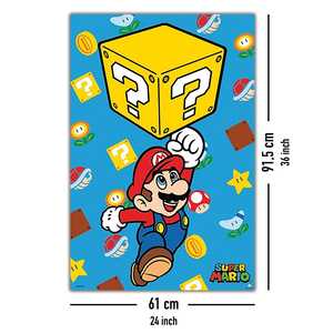 Affiche moderne Super Mario Block Jump pour décorations d'anniversaire - Product Image 5