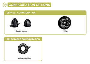 Bon marché Centrifugeuses pour fruits et légumes Mélangeur d'orange Distributeur de fruits Presse-agrumes lent commercial - Product Image 2