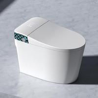 WC intelligent monobloc en céramique avec bidet électrique, chauffage instantané et fonctions automatiques