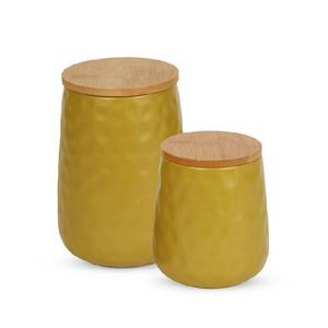 Recipiente de Metal de diferentes tamaños Contenedor hecho a mano de calidad superior Clásico elegante Venta al por mayor Nuevo bote de té de Metal de lujo - Product Image 1