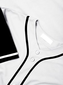Fournisseur de maillots de baseball à marque privée au design unique, 2026, OEM, bouton, adulte, unisexe, hiver, antibactérien, séchage rapide, à vendre - Product Image 2