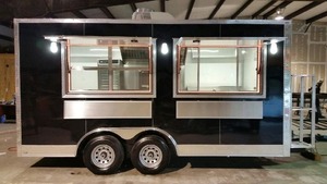 Remolque de Comida Móvil para Catering, Barra de BBQ, Totalmente Equipado, Camión de Comida Rápida con Helados, Café y Cocina Completa - Product Image 2