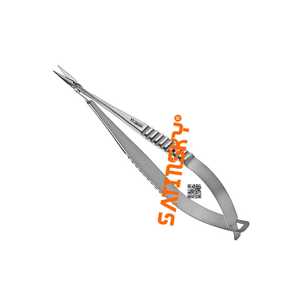 Ciseaux à micro-lames Satinsky 14,5 CM en acier inoxydable AISI 420 pour microchirurgie, manuels, certifiés CE, garantie 3 ans - Product Image 4