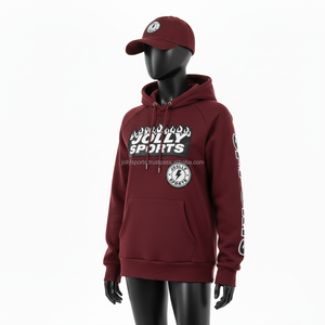 Sudadera con Capucha para Mujer, Mezcla de Algodón GSM, Felpa Cálida, Colores Sólidos, Logotipo Personalizado, Impresión DTG, Estilo Urbano, Sudaderas Básicas para Mujer - Product Image 4