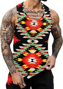 High Quality Polyester Sublimated <b>Tank</b> <b>Top</b> <b>for</b> <b>Men</b> 100% Polyester Undershirt Custom Design - Product Image 2
