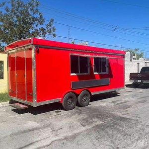 รถขายอาหารพร้อมรถเข็นขายอาหารบาบีคิวแบบเคลื่อนที่ได้รถขายอาหารในครัว - Product Image 1