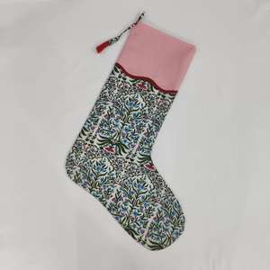 ถุงน่องผ้าฝ้ายทำด้วยมือทรงซานตาคลอสอินเดียถุงน่องสไตล์วินเทจ - Product Image 1