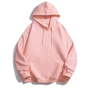 เสื้อฮู้ดผ้าฝ้าย100% สำหรับผู้ชายและผู้หญิง,แขนยาวพิมพ์ลายเรียบ - Product Image 1