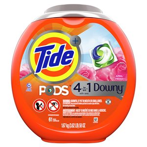 Tide Pods detergente para ropa perfumado de lavanda 42 Unidades cápsulas de jabón desechables sólidas limpiador de ropa original - Product Image 5