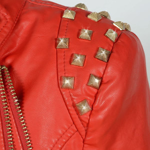 Nueva moda mejor estilo transpirable cremallera chaquetas de cuero genuino de Pakistán cómodas chaquetas de cuero de buena calidad para mujer - Product Image 5