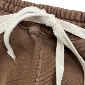 กางเกงขาสั้นวินเทจผ้าพิมพ์ลายหน้าจอผ้าฝ้ายหนาสไตล์ใหม่ลดแสงแดดด้วยการปิดเอวยางยืด - Product Image 3