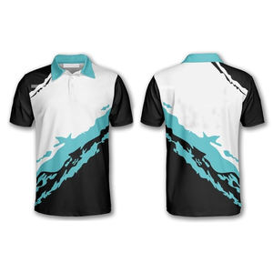 Polos de course à manches courtes respirants pour hommes-Conception personnalisée de haute qualité brodée en gros - Product Image 1